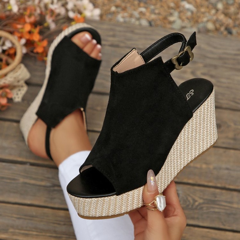 Espadrille Wedge Shoes - Sandalias de Mujer de Verano con