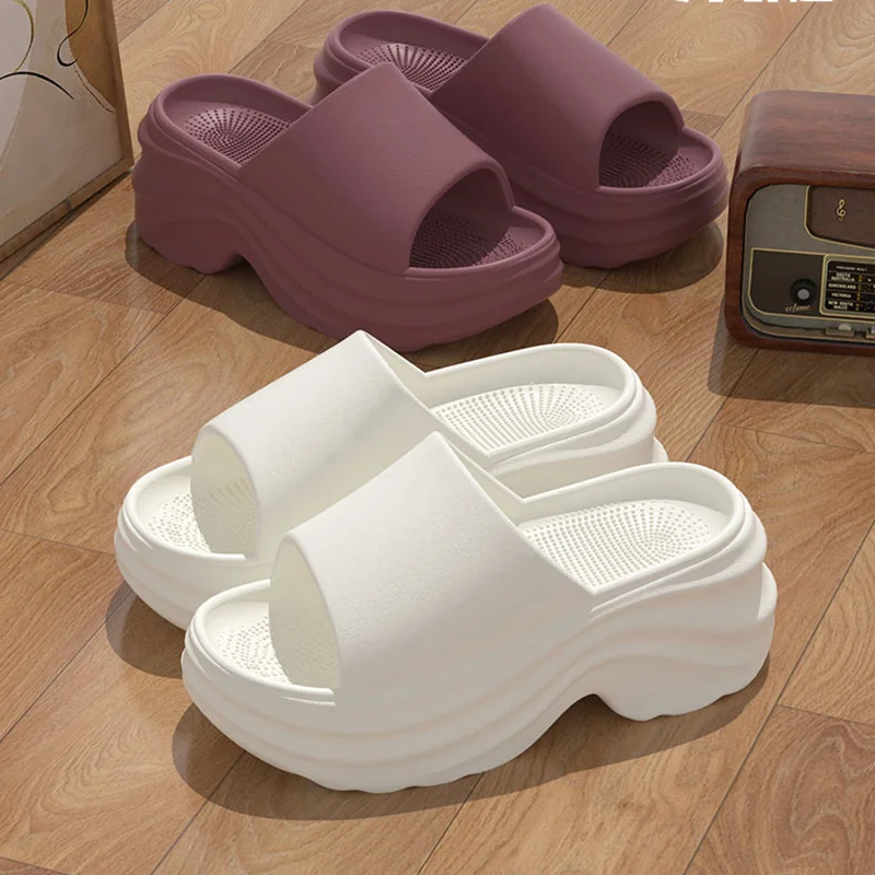 Women Shoes Wedges - Sandalias de Plataforma con Suela Gruesa
