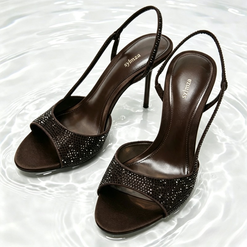 Women Shoes Brand - Zapatos de Tacón con Detalle de