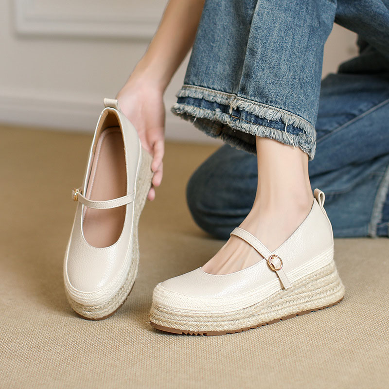 Espadrille Wedge Shoes - XMWRLW 2026 Zapatos de Tacón Alto
