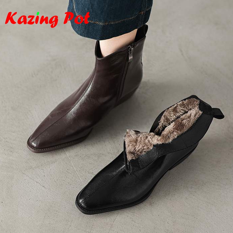 Women'S Shoes Chelsea - Botas de Nieve Modernas Krazing Pot