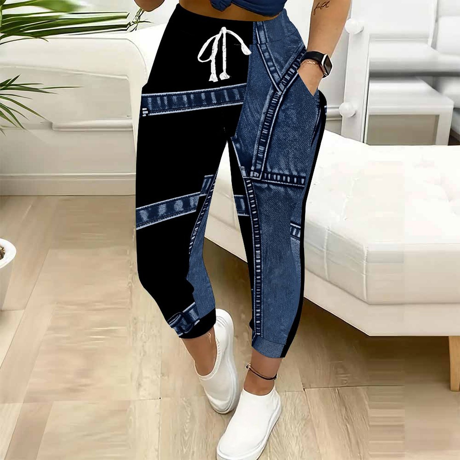 Women Shoes Joggers - Pantalones deportivos casuales de mujer con