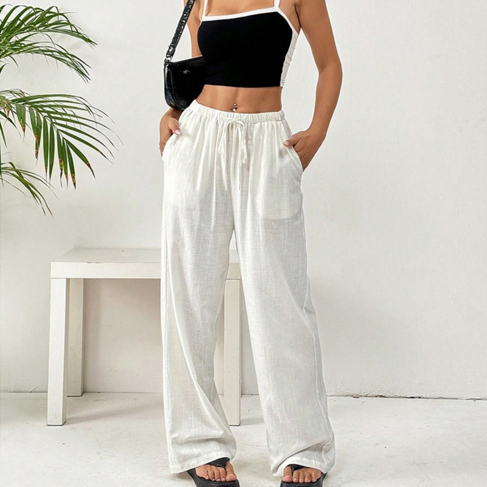 Women Shoes Joggers - Pantalones Casuales Elegantes para Mujer, Verano