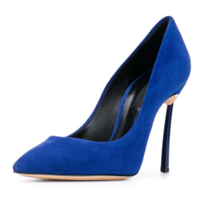 Court Heel Pointed - Zapatos de tacón alto de Metal