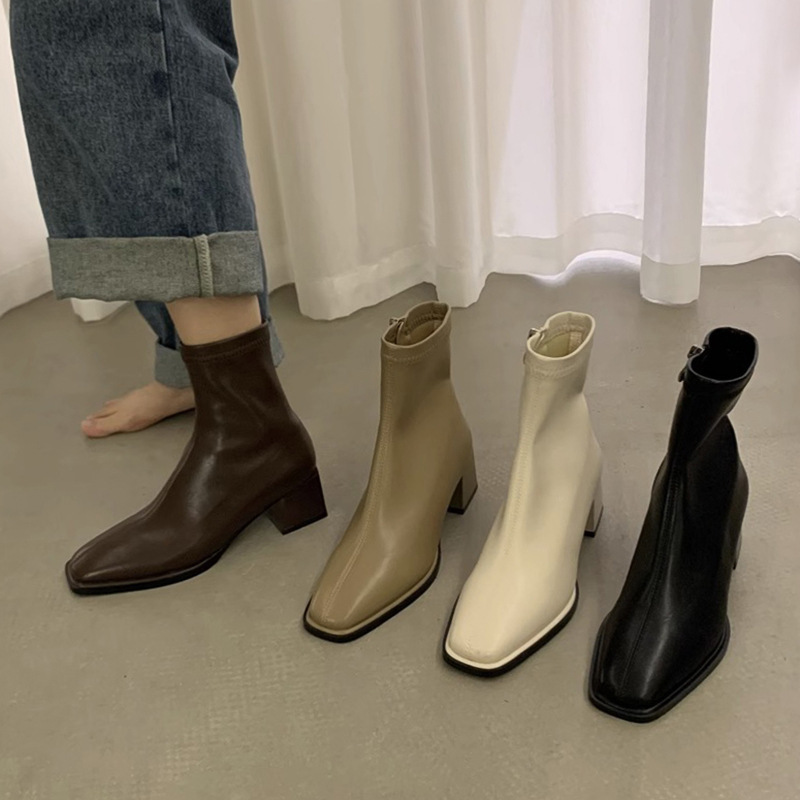 Women'S Shoes Chelsea - Otoño Invierno diseño tacón tobillo bota