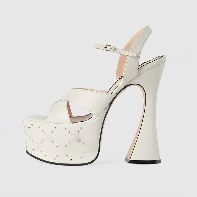 Women'S Shoes Water Resistant - Sandalias de tacón alto con hebilla