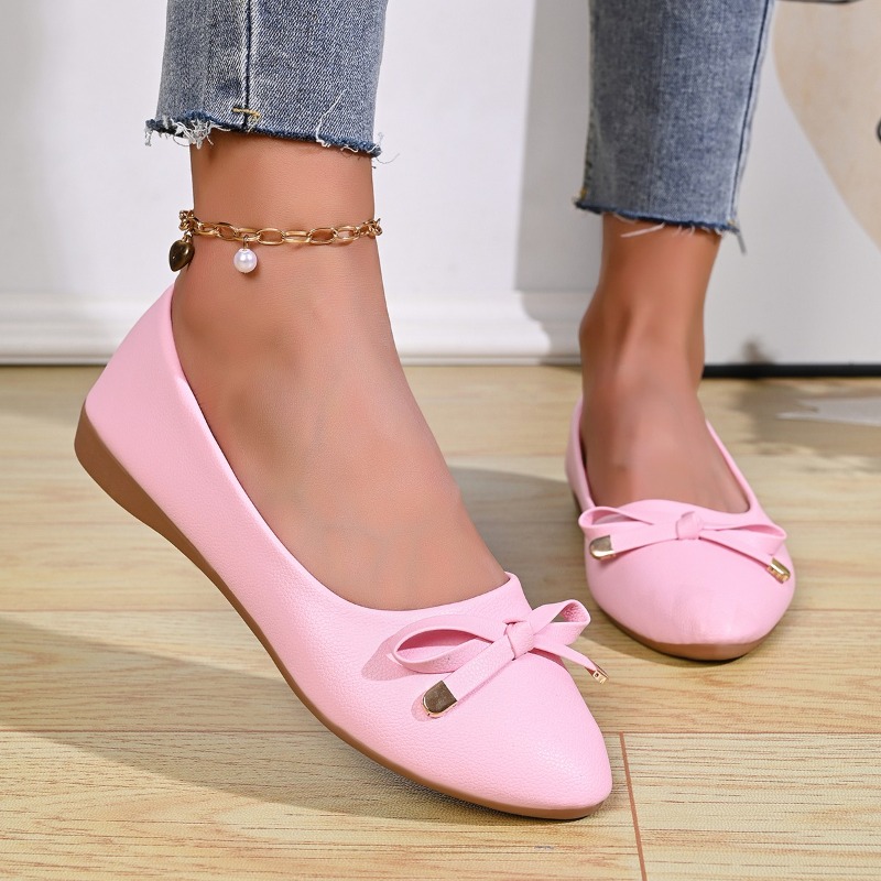 Women Shoes Wedges - Zapatos de cuero cómodos con suela
