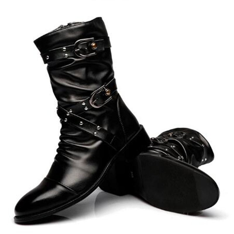 Women'S Shoes Chelsea - Botas de Media Caña de Cuero