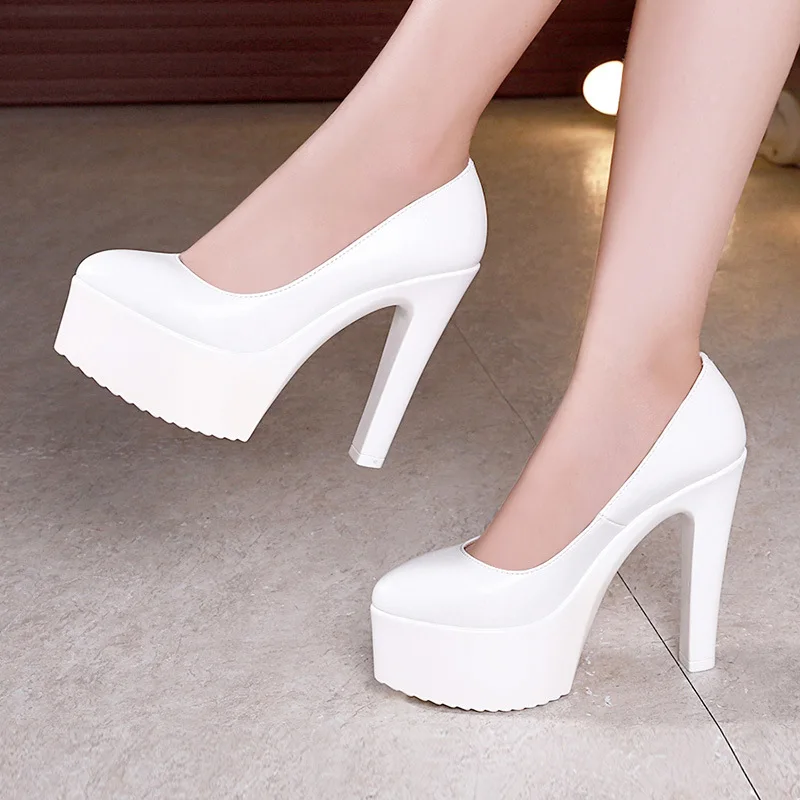 Court Heel Pointed - 11cm 13cm tamaño pequeño 32-43 zapatos
