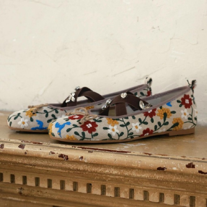 Zapatos planos de Ballet con f - Women Shoes Brand reseña y precio