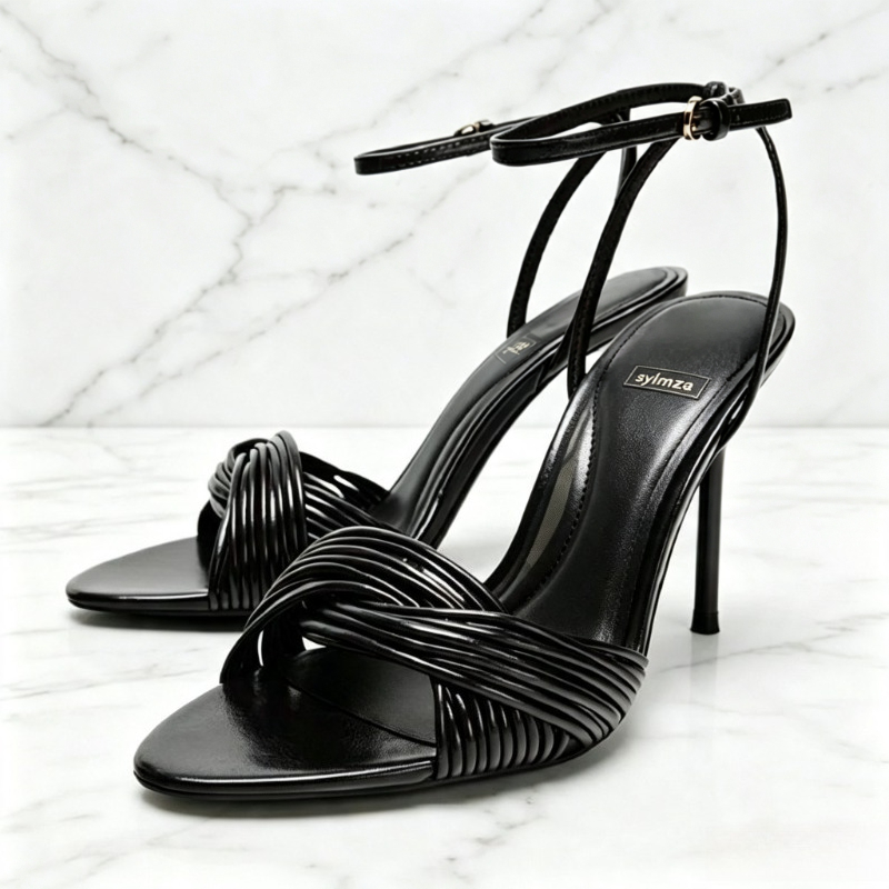 Sandalias de tacón de aguja co - Women Shoes Brand reseña y precio
