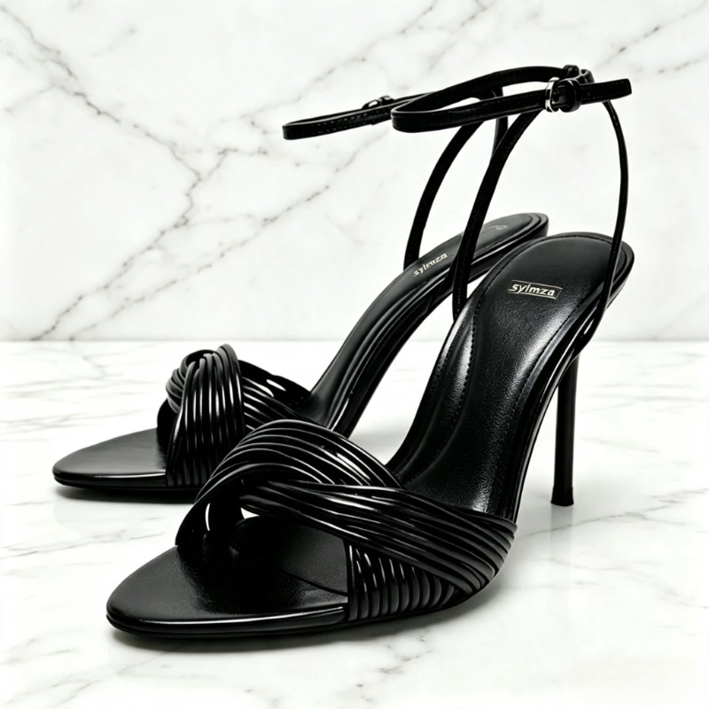 Sandalias de tacón de aguja co - Women Shoes Brand reseña y precio