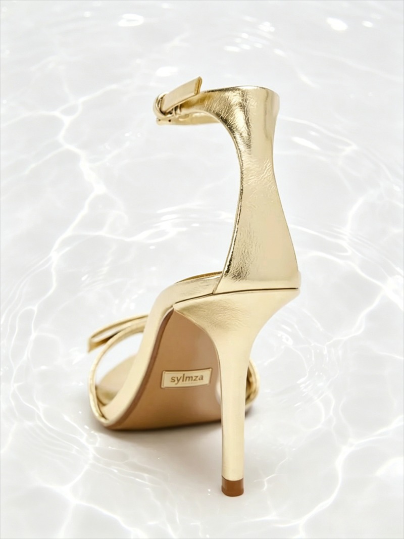 Sandalias de tacón alto elegan - Women Shoes Brand reseña y precio