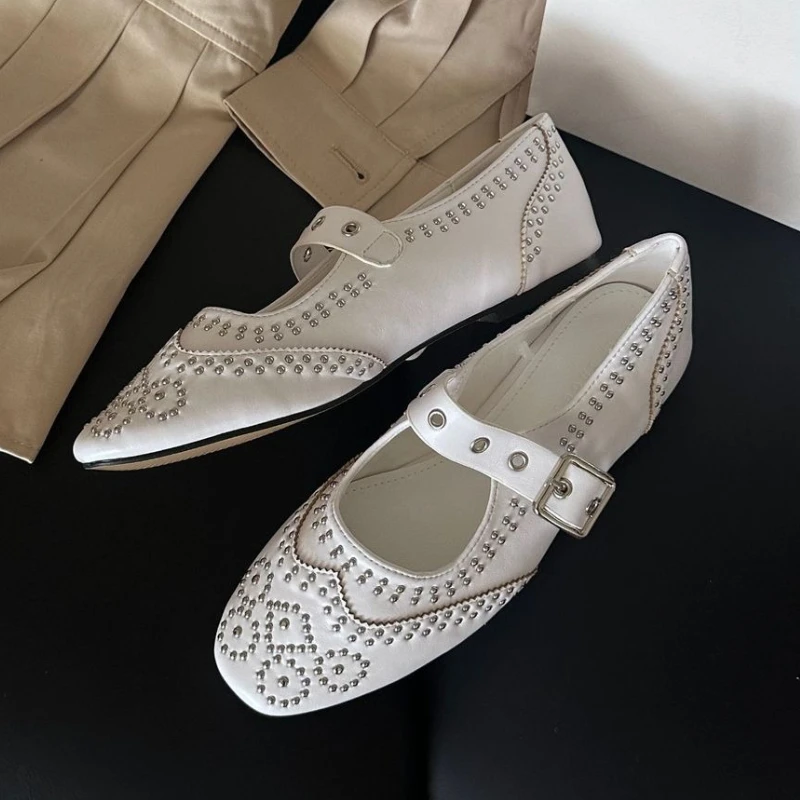 Zapatos planos con diseño de h - Women Shoes Brand reseña y precio