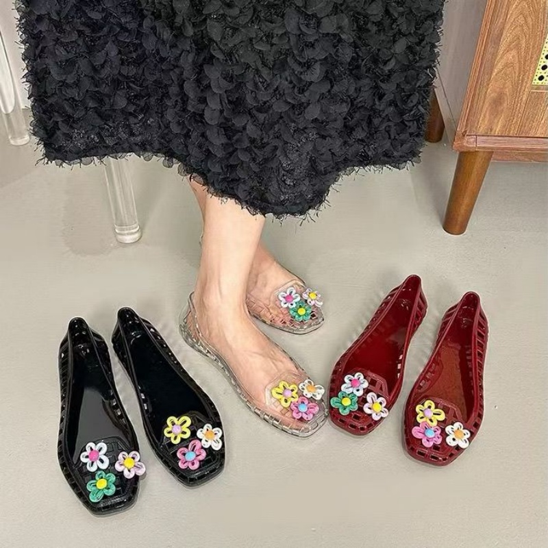Zapatos de gelatina huecos kaw - Women Shoes Model reseña y precio