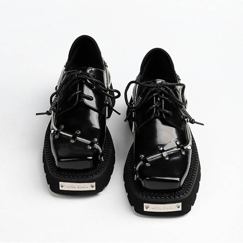 Zapatos de tacón grueso con de - Women'S Shoes Loafers Black reseña y precio