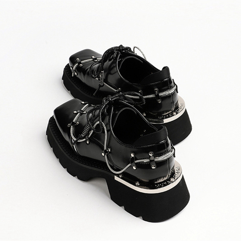Zapatos de tacón grueso con de - Women'S Shoes Loafers Black reseña y precio