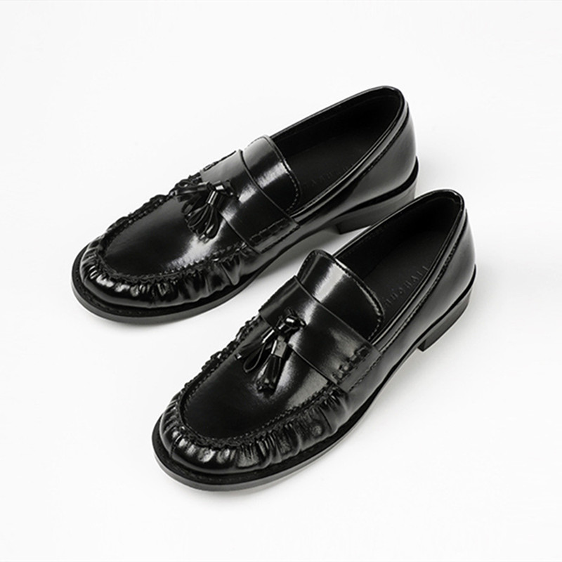 Mocasines De tacón grueso De c - Women'S Shoes Loafers Black reseña y precio