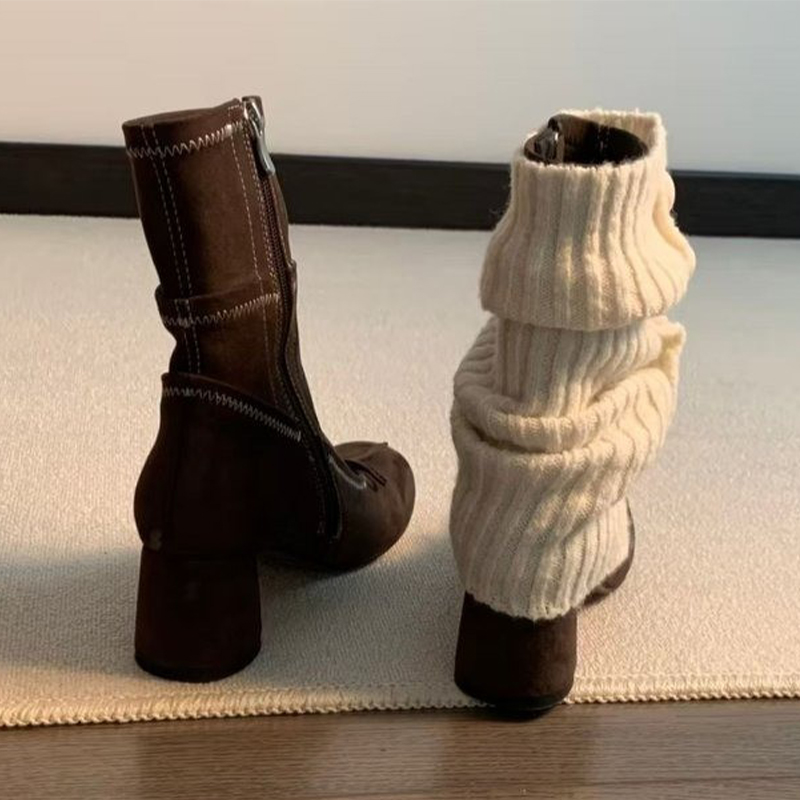 Botas de tacón alto con lazo p - Women'S Shoes Chelsea reseña y precio