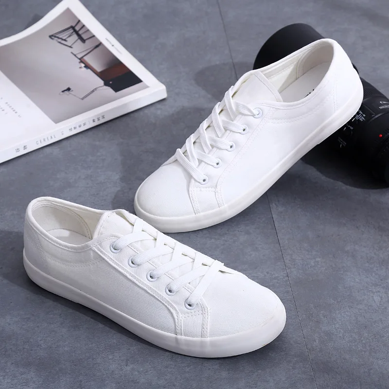 Par de zapatos de lona blancos - Women'S Shoes Water Resistant reseña y precio