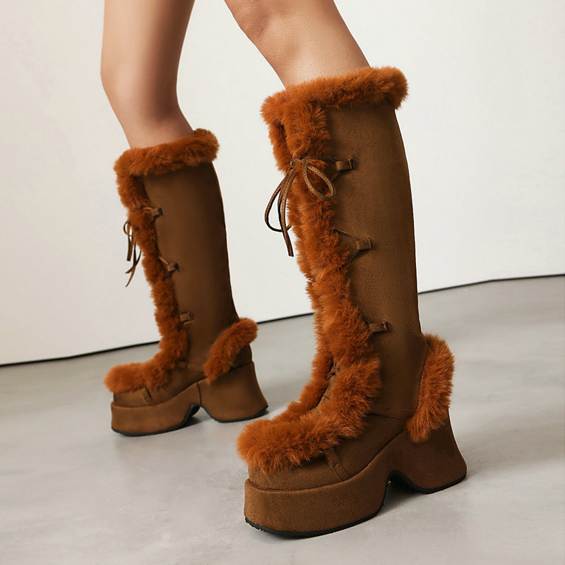 Botas de plataforma peludas es - Women'S Shoes Chelsea reseña y precio