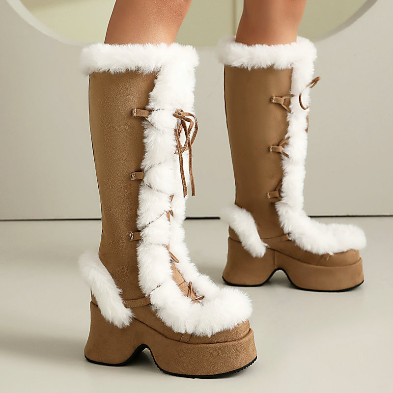 Botas de plataforma peludas es - Women'S Shoes Chelsea reseña y precio