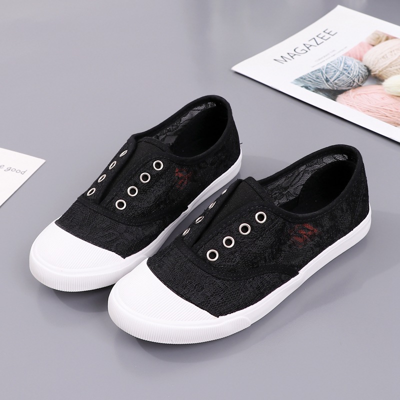 Zapatos de lona blancos con en - Women'S Shoes Popular reseña y precio