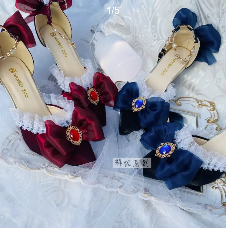 Zapatos de tacón alto Lolita,  - Court Heel Pointed reseña y precio