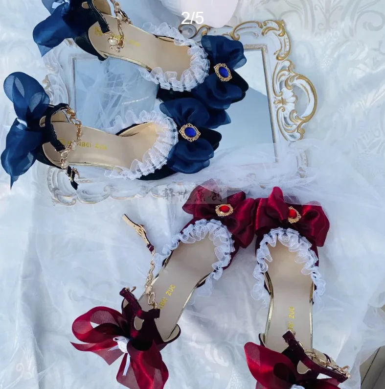 Zapatos de tacón alto Lolita,  - Court Heel Pointed reseña y precio