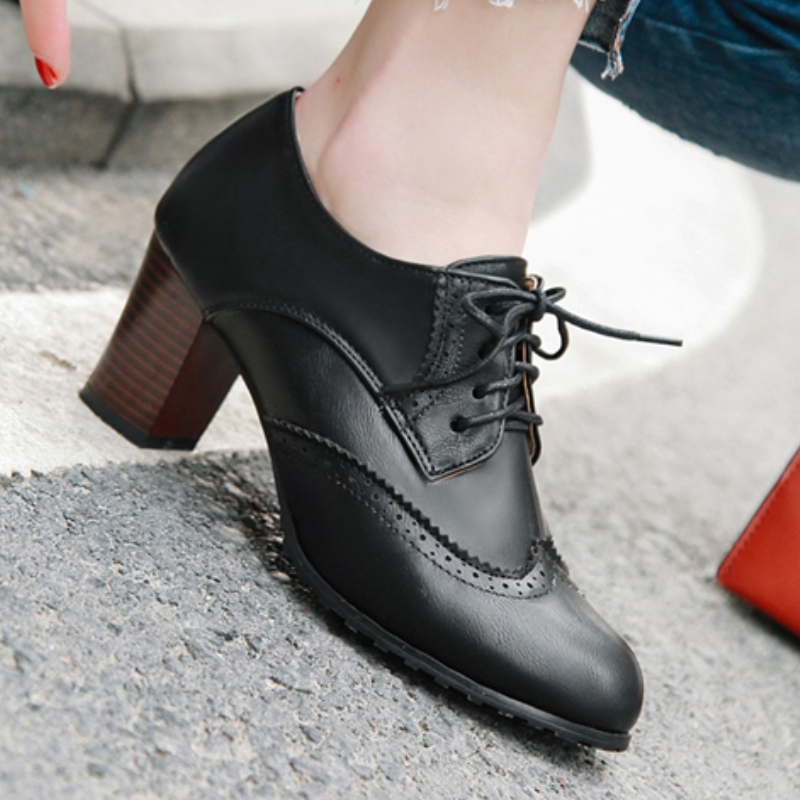 Zapatos mocasines de tacón alt - Women'S Shoes Loafers Black reseña y precio