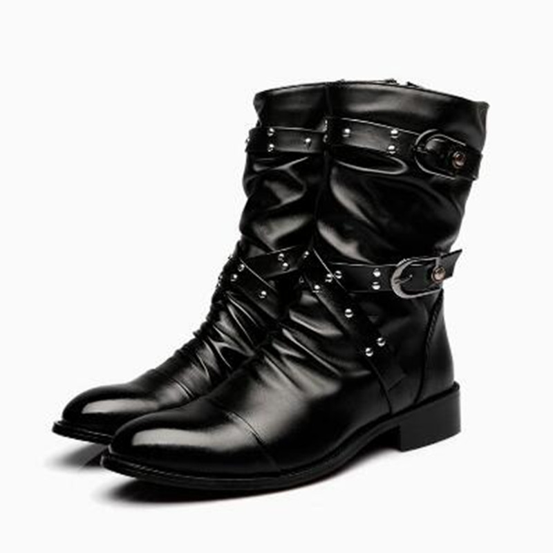 Botas de Media Caña de Cuero p - Women'S Shoes Chelsea reseña y precio