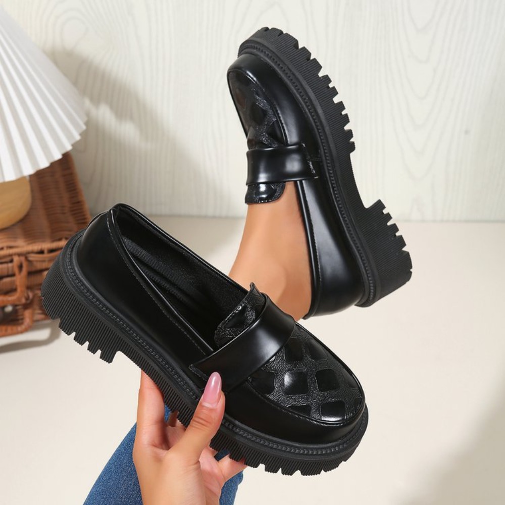 Mocasines informales con plata - Women'S Shoes Loafers Black reseña y precio