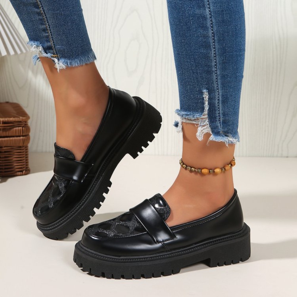 Mocasines informales con plata - Women'S Shoes Loafers Black reseña y precio