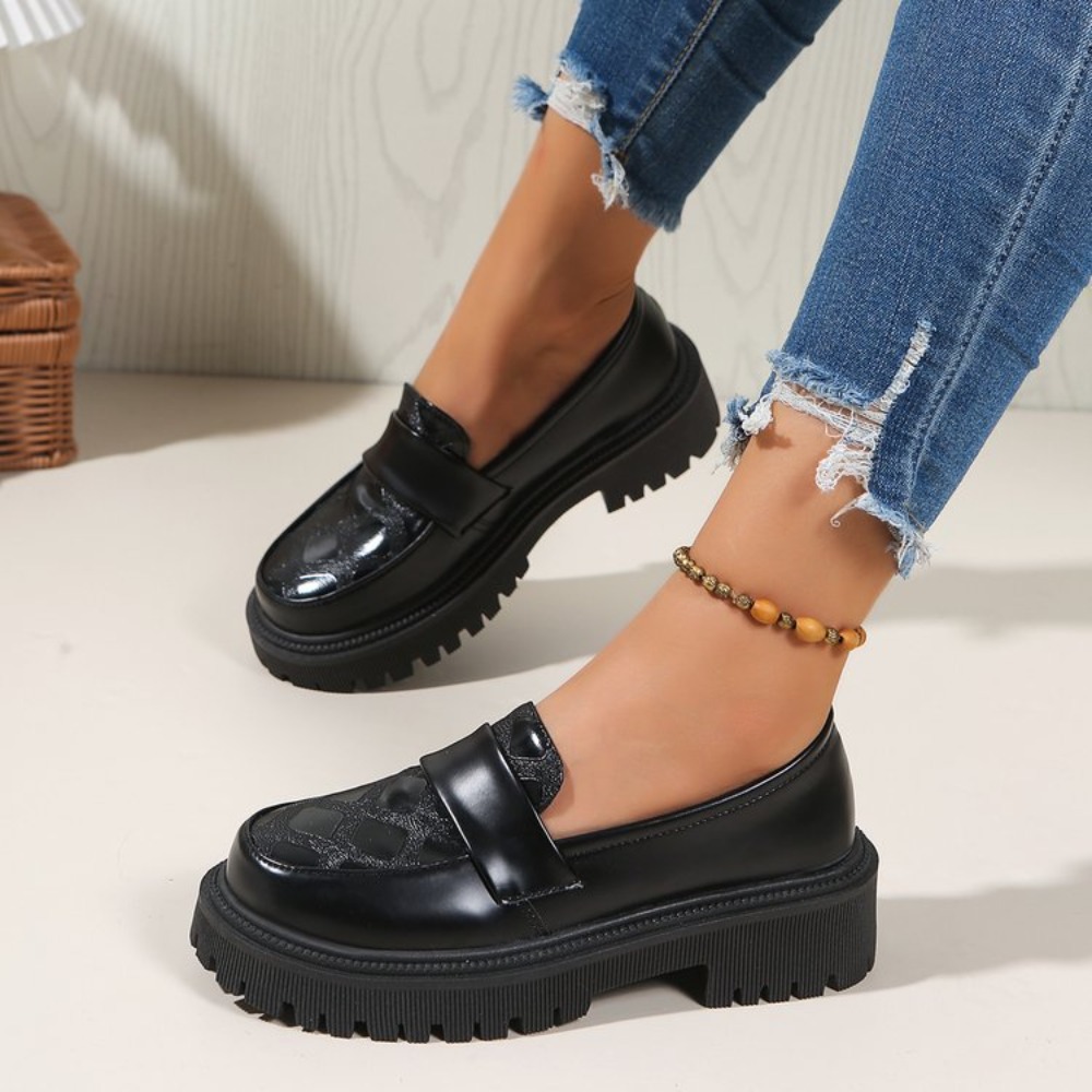 Mocasines informales con plata - Women'S Shoes Loafers Black reseña y precio