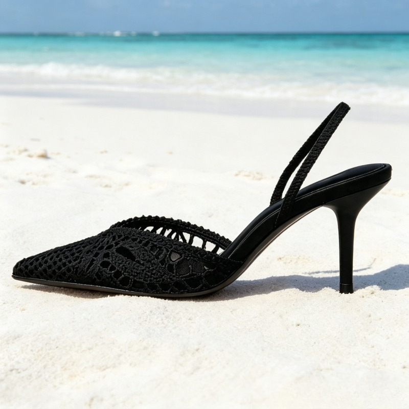 Tacones con Diseño Tejido Nove - Women Shoes Model reseña y precio