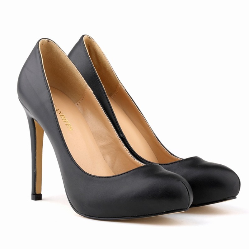 Zapatos de tacón fino de talla - Court Heel Pointed reseña y precio