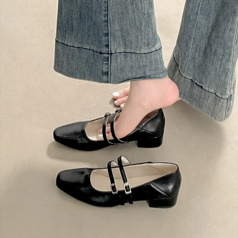 Zapatos Mary Jane plateados de - Women'S Shoes Popular reseña y precio