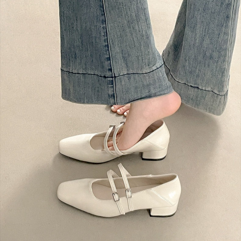 Zapatos Mary Jane plateados de - Women'S Shoes Popular reseña y precio