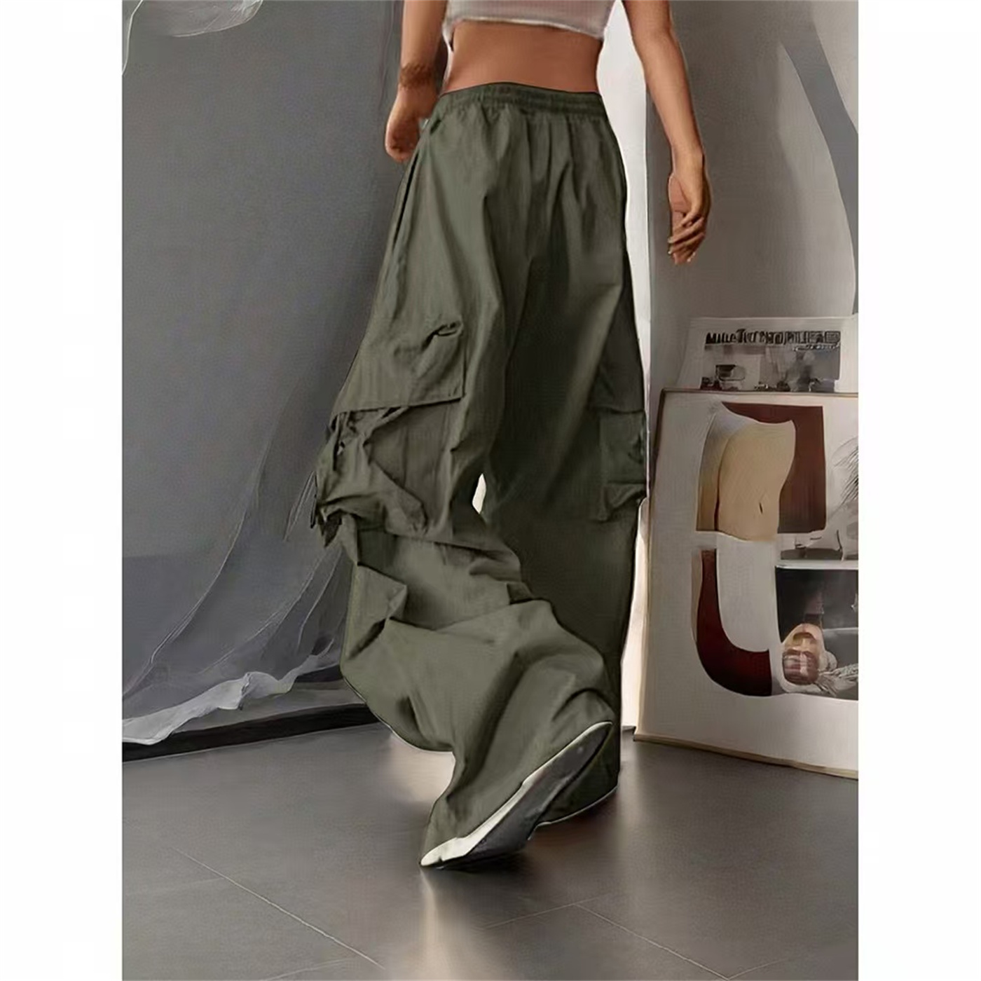 Pantalones de Mujer de Cintura - Women Shoes Joggers reseña y precio