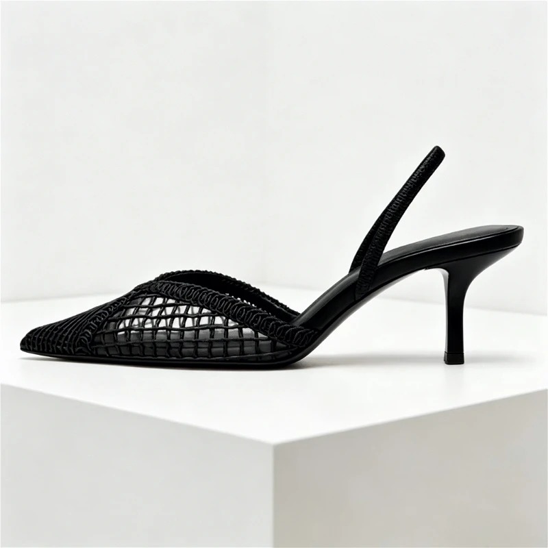 Sandalias de tacón tejidas de  - Women Shoes Brand reseña y precio